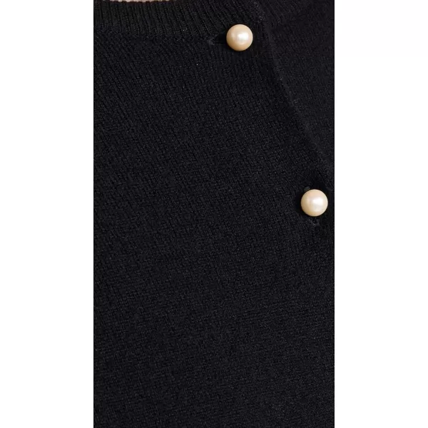 imageVince Womens Pearl Button CardiganBlack