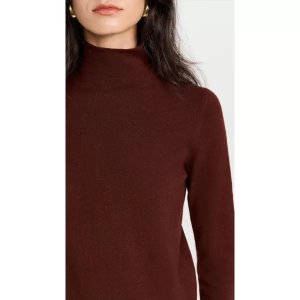 imageVince Womens Slim Turtleneck TopCinnamon Stick