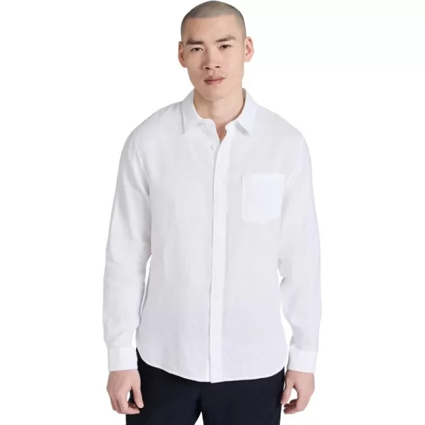 imageVince Mens Linen ShirtOptic White