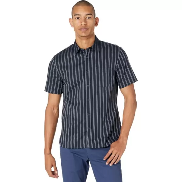 imageVince Mens Variegated Bar Stripe SSCoastal