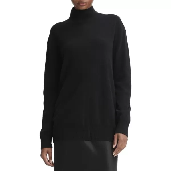 imageVince Womens Weekend Turtle Neck SweaterBlack