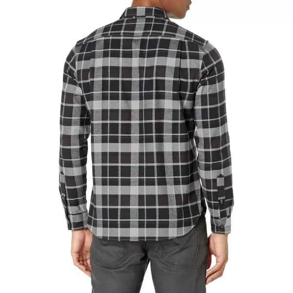 imageVince Mens Brushed Multi Plaid LSBlack