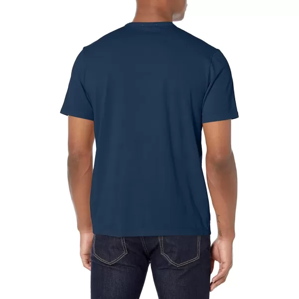 imageVince Mens Garment Dye Short Sleeve ShirtWashed Brisk Blue