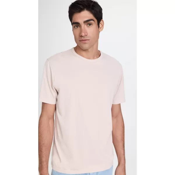 imageVince Mens Garment Dye Short Sleeve ShirtWashed Rosewater