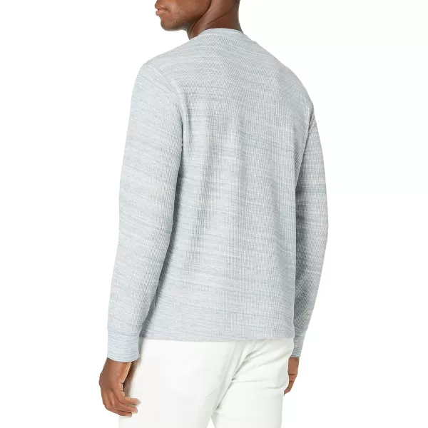 imageVince Mens H Thermal Long Sleeve CrewHeather Huntington BeachHeather Grey