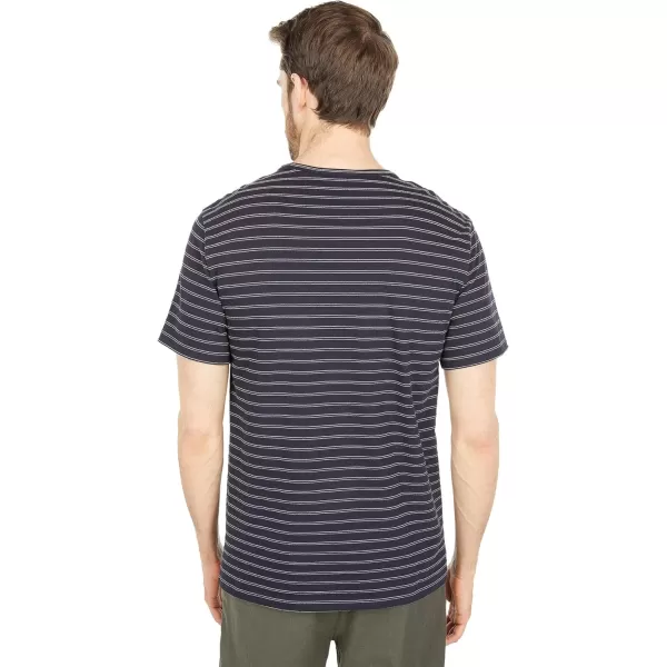 imageVince Mens Jacquard Stripe SS CrewCoastalOff White