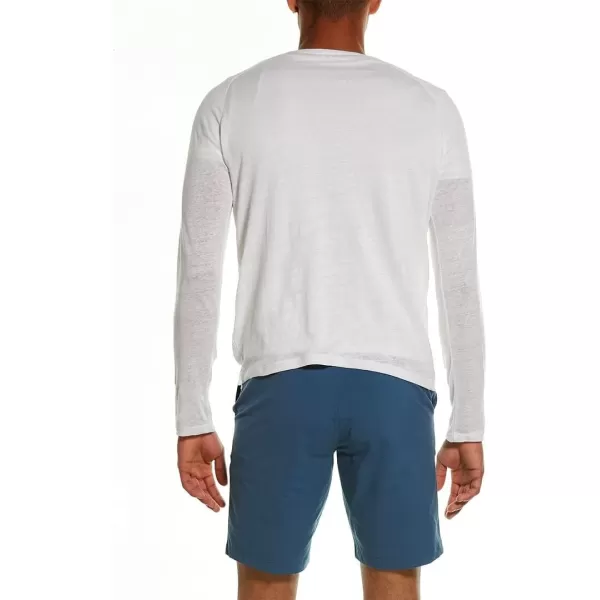 imageVince Mens LS CrewOptic White