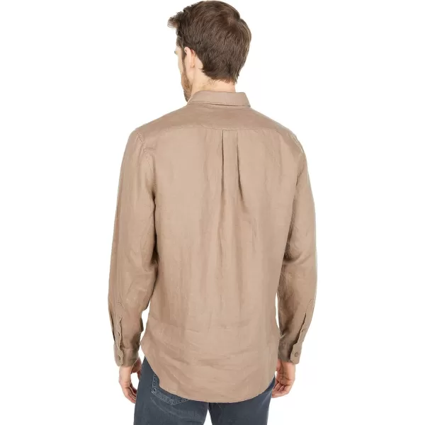 imageVince Mens Linen LSCamel Highlands