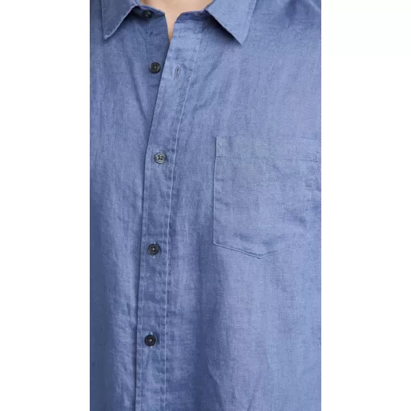 imageVince Mens Linen LSTahoe Blue