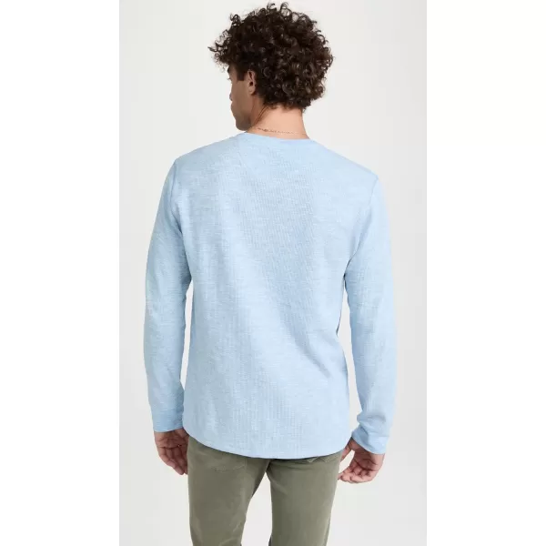 imageVince Mens Slub Thermal Long Sleeve HenleyBay Water