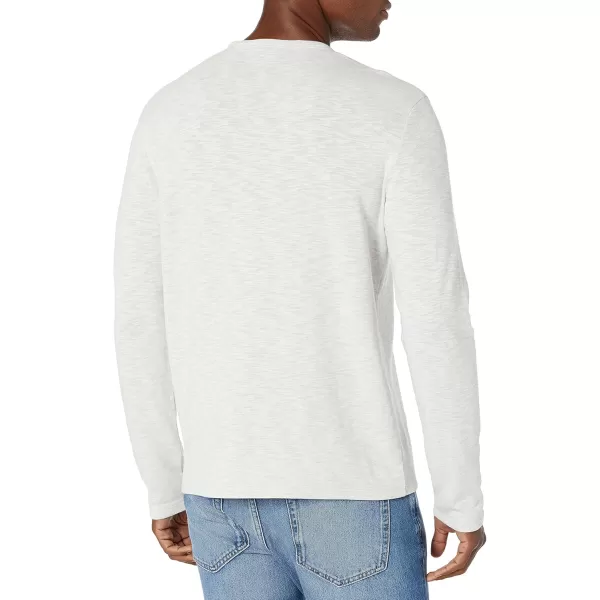 imageVince Mens Sunfaded LS Pkt CrewLt Grey