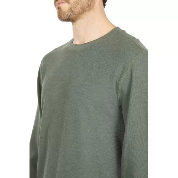 imageVince Mens Thermal Dbl Knit CrewH Chive