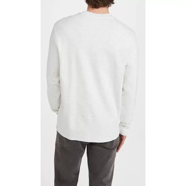 imageVince Mens Thermal Dbl Knit CrewH White