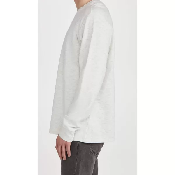 imageVince Mens Thermal Dbl Knit CrewH White