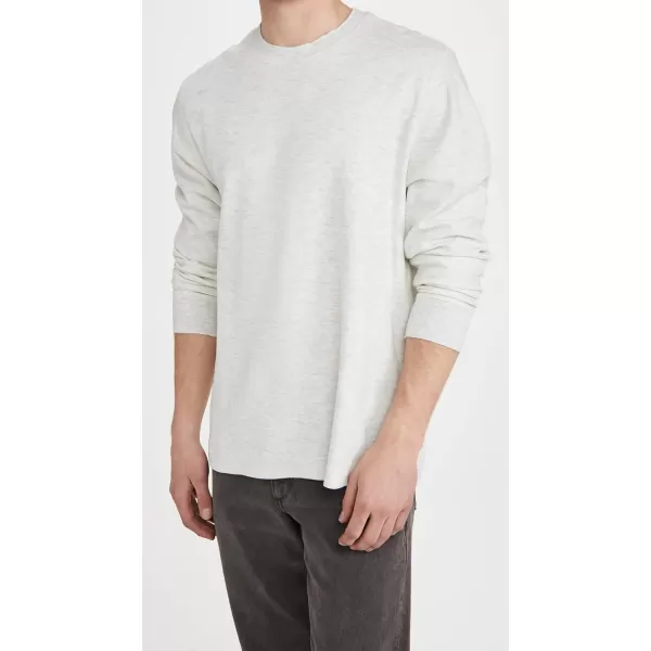 imageVince Mens Thermal Dbl Knit CrewH White