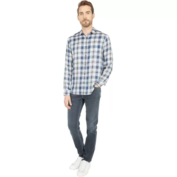 imageVince Mens Twill Multi Plaid LSLecheLt Coastal