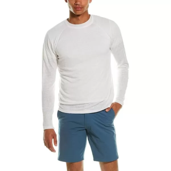 imageVince Mens LS CrewOptic White