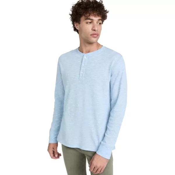 imageVince Mens Slub Thermal Long Sleeve HenleyBay Water