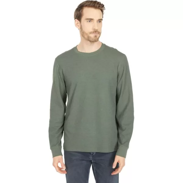 imageVince Mens Thermal Dbl Knit CrewH Chive