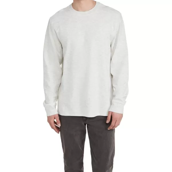 imageVince Mens Thermal Dbl Knit CrewH White