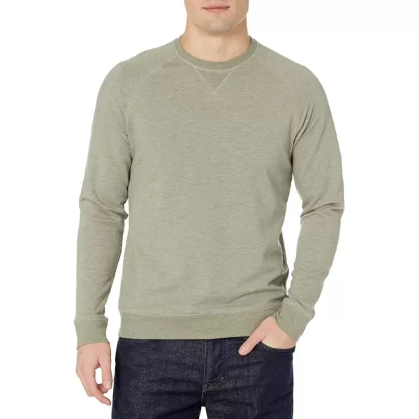 imageVince Mens Twill CrewH Leaden Green