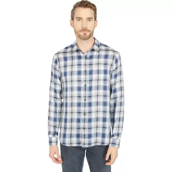 imageVince Mens Twill Multi Plaid LSLecheLt Coastal