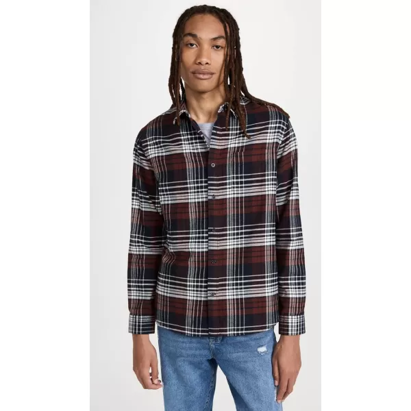 imageVince Mens Cedarwood Plaid Long SleeveCoastalAcorn