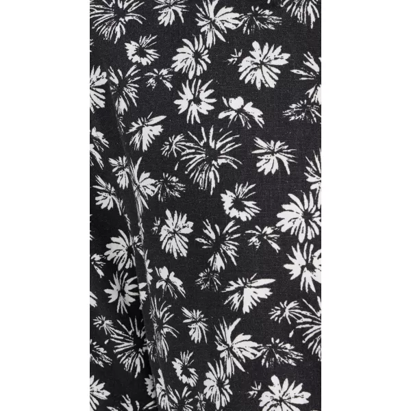 imageVince Mens Firework Floral ShirtBlackClassic Cream