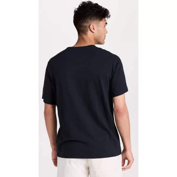 imageVince Mens Slub Split Neck TeeCoastal