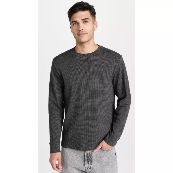 imageVince Mens Textured Thermal Crew TopCoastal Combo