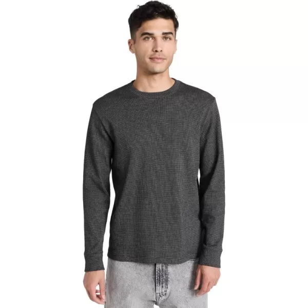 imageVince Mens Textured Thermal Crew TopCoastal Combo