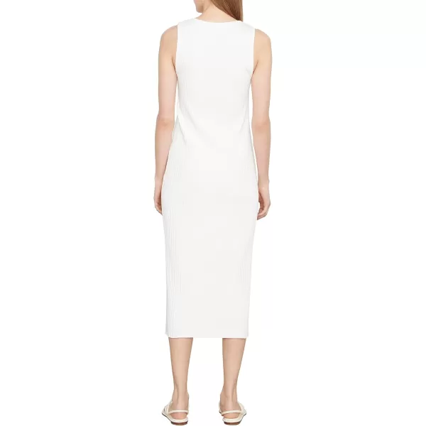 imageVince Womens Rib Scoop Neck DressOffwhite