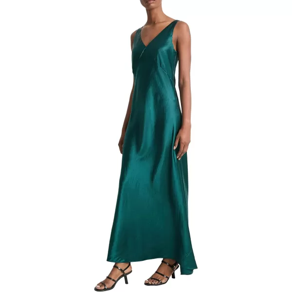 imageVince Womens V Neck Maxi Slip DressJade Lake