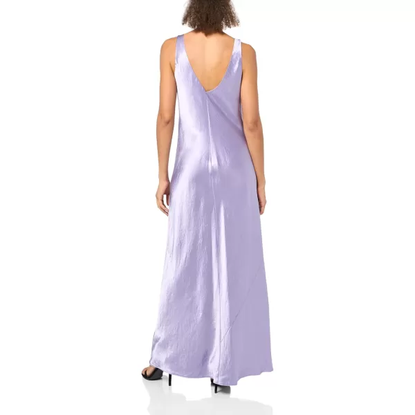 imageVince Womens V Neck Maxi Slip DressWisteria