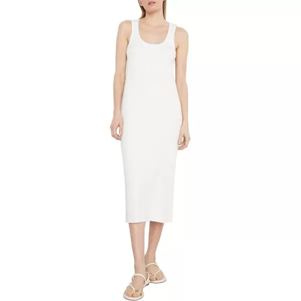 imageVince Womens Rib Scoop Neck DressOffwhite