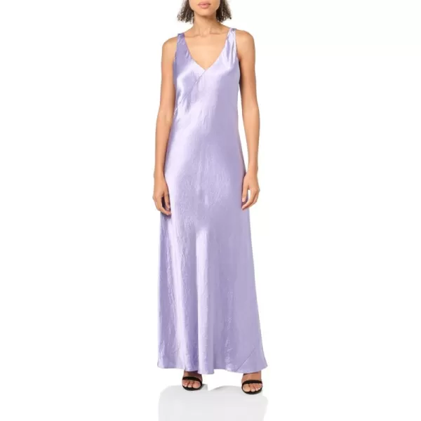 imageVince Womens V Neck Maxi Slip DressWisteria