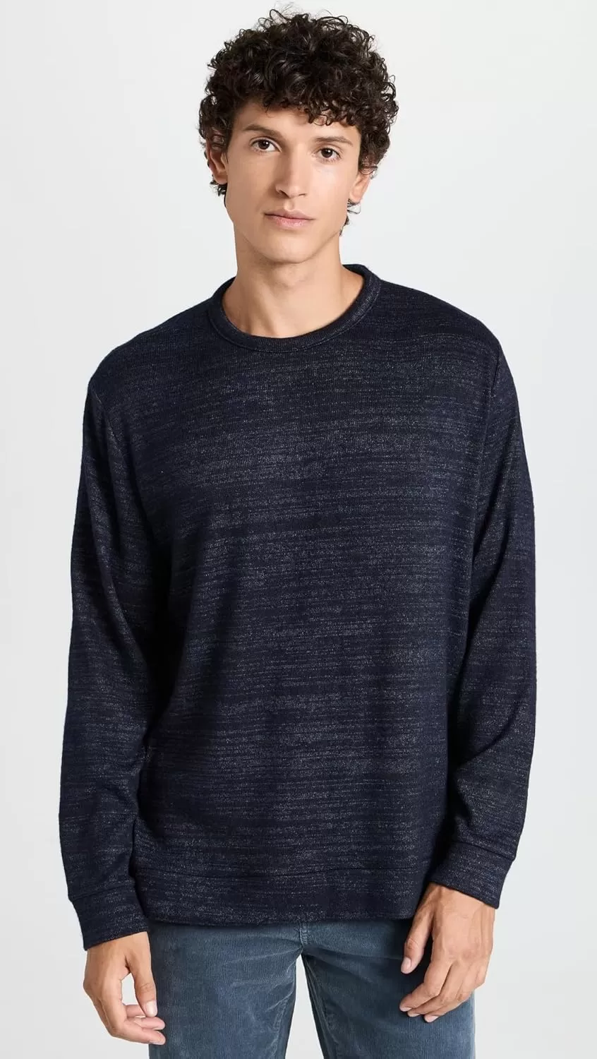 imageVince Mens Drapey Rayon CrewH Coastal