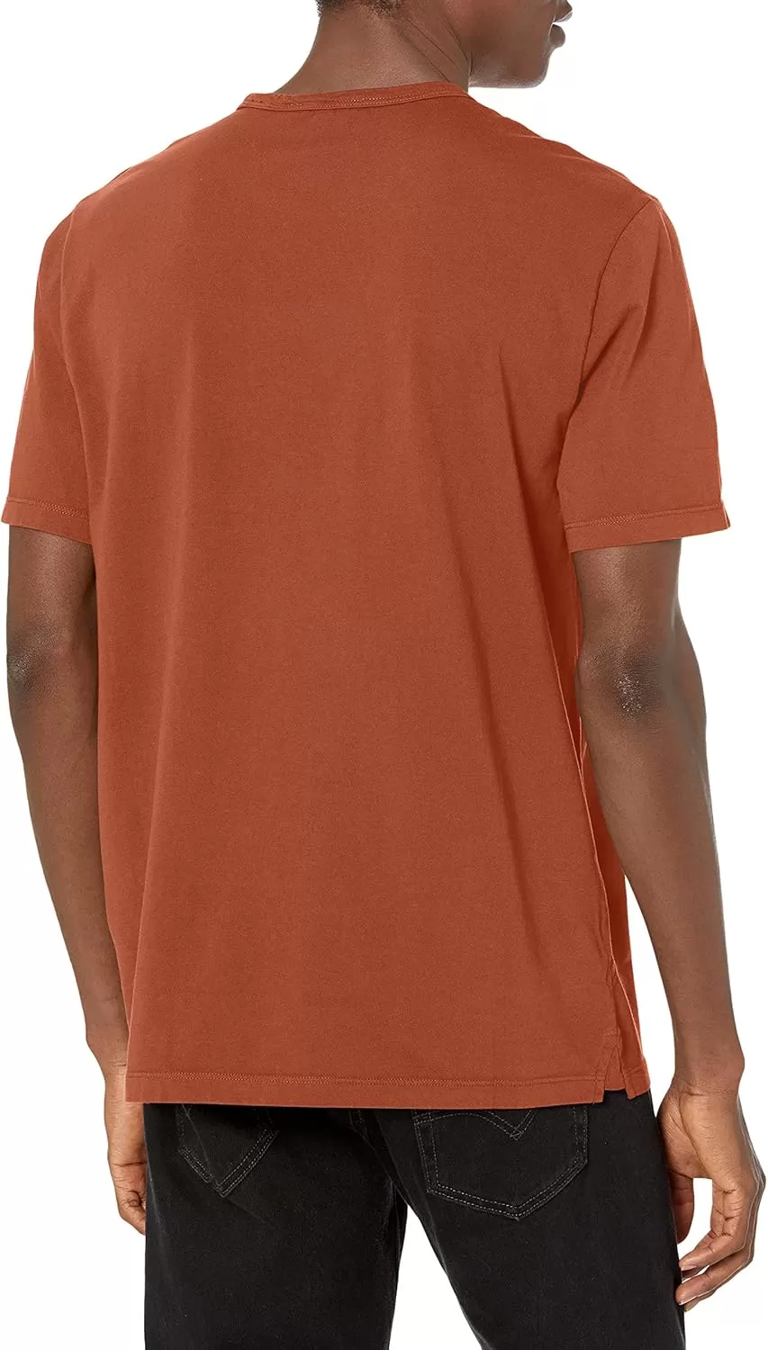 imageVince Mens Garment Dye Short Sleeve CrewWashed Saltillo