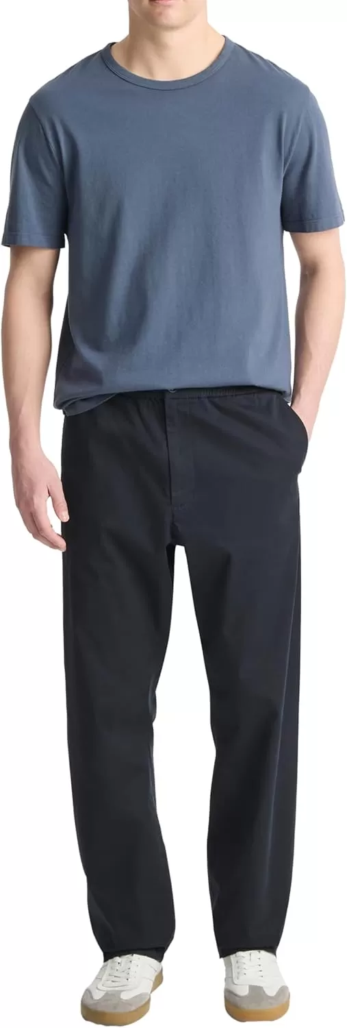 imageVince Mens Garment Dye Short Sleeve CrewWashed Venice Blue