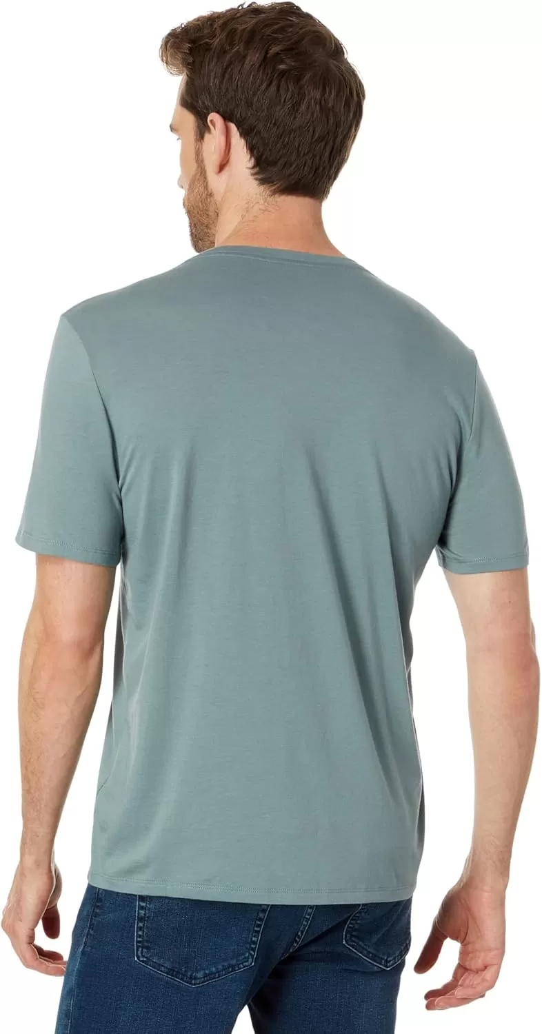 imageVince Mens Pima Crew Neck TeeLt Dusty Teal