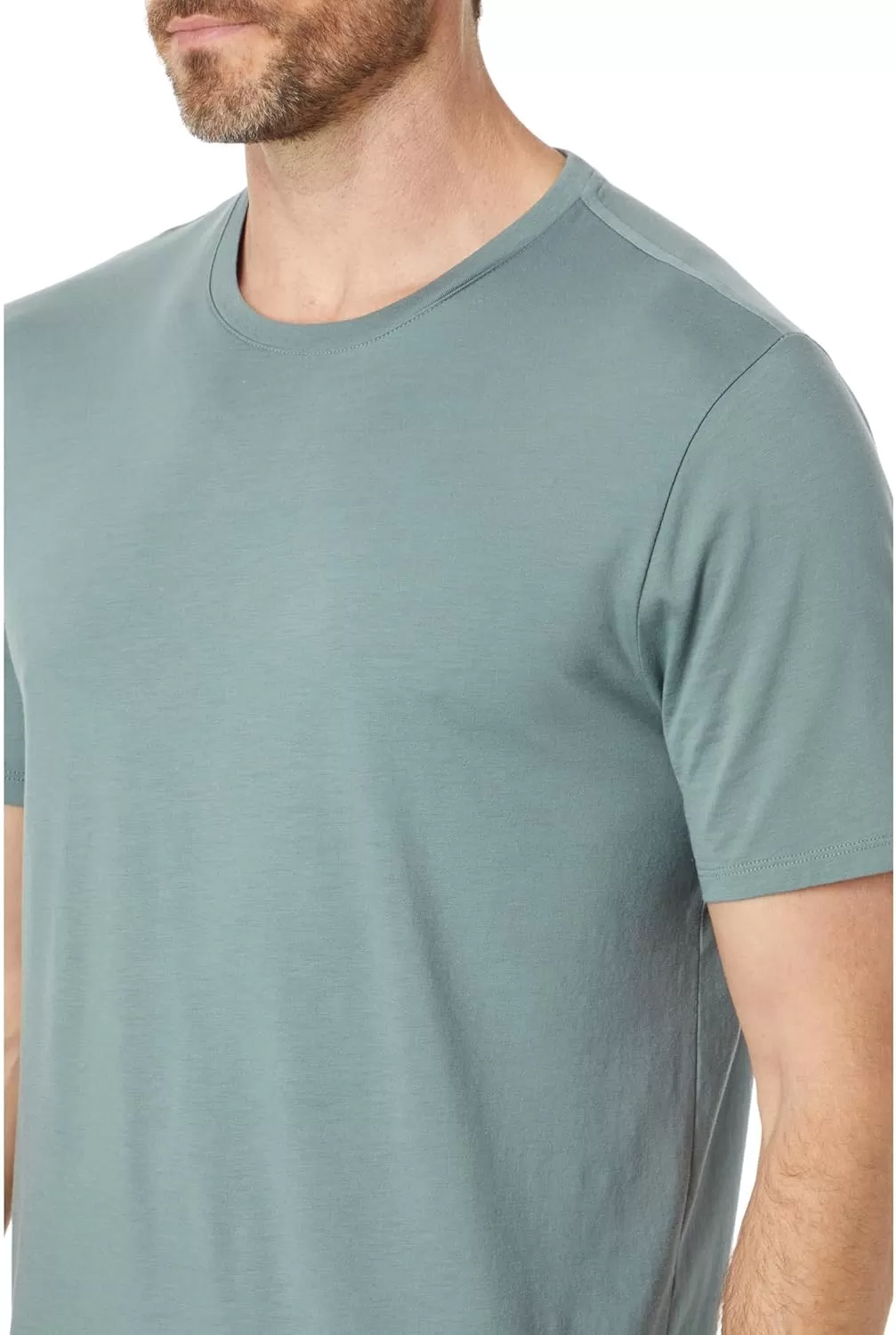 imageVince Mens Pima Crew Neck TeeLt Dusty Teal