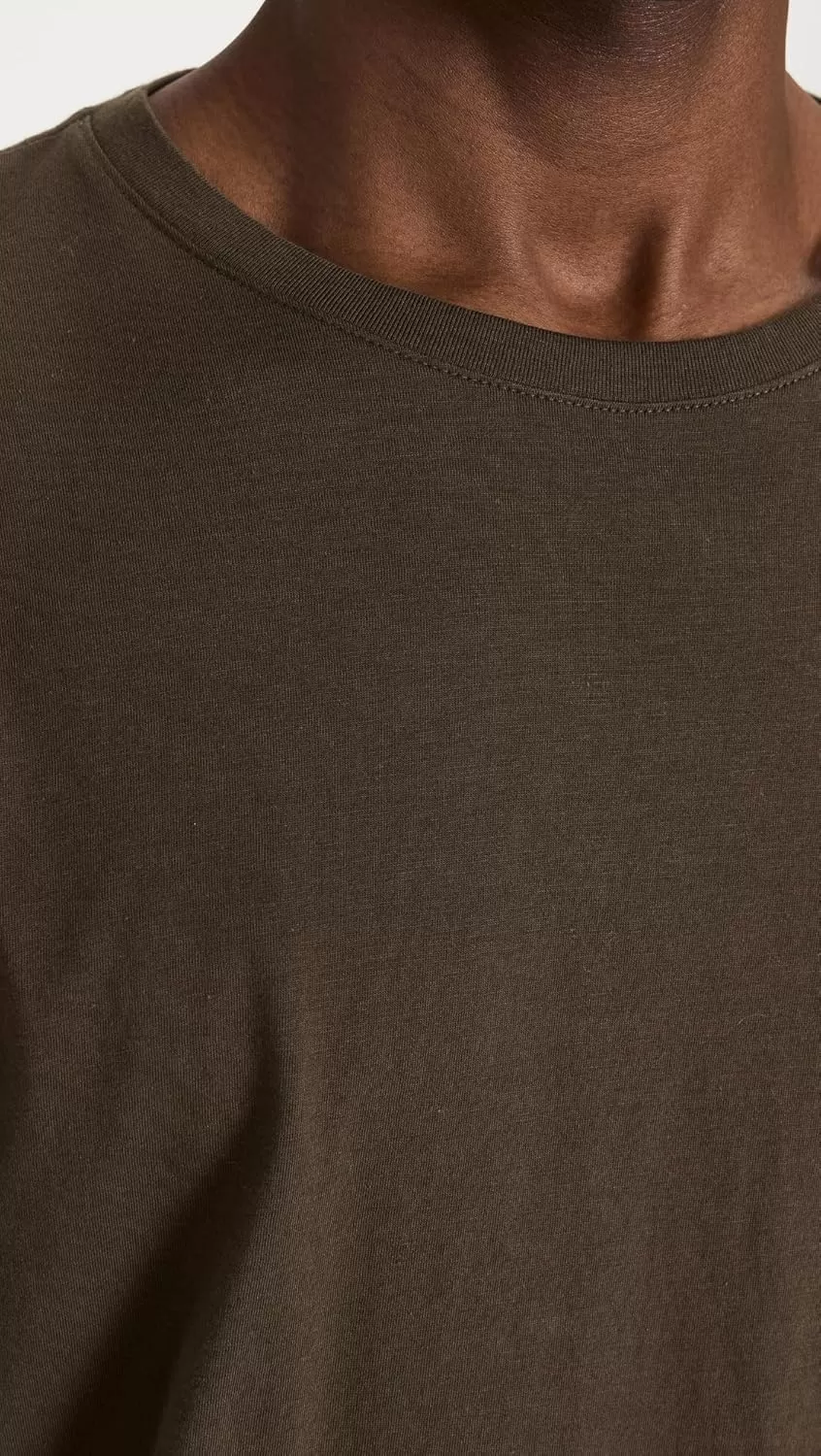 imageVince Mens Pima Crew Neck TeeOlive Cove