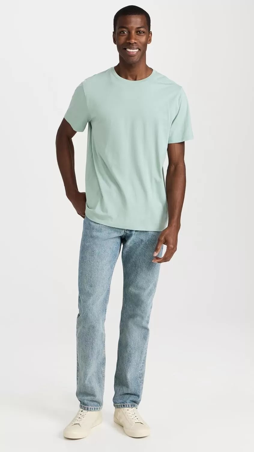 imageVince Mens Pima Crew Neck TeeSeafoam Green