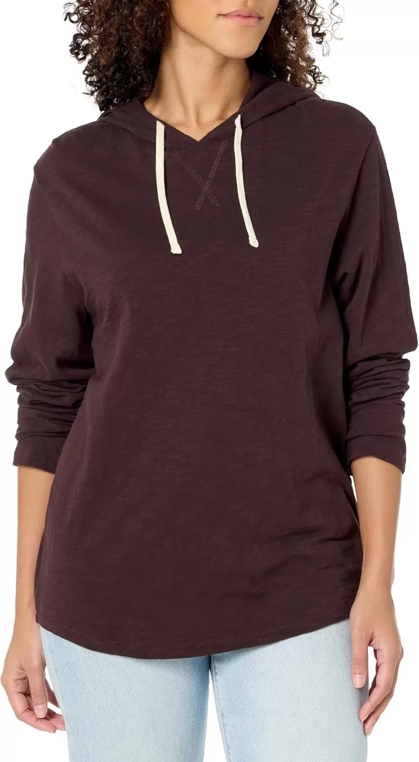 imageVince Mens Slub Popover HoodiePinot Vino