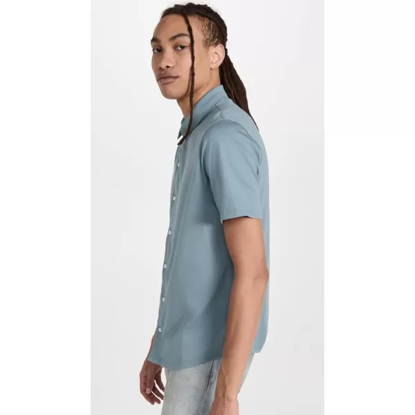 imageVince Mens Button Down ShirtTeal Pool