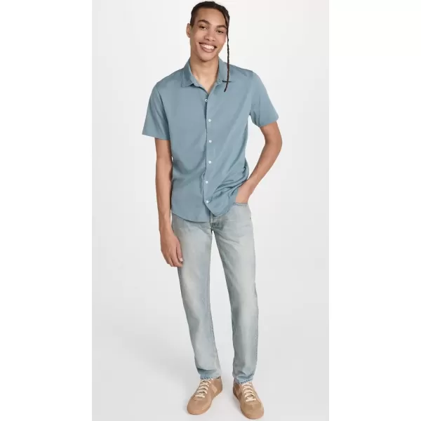 imageVince Mens Button Down ShirtTeal Pool