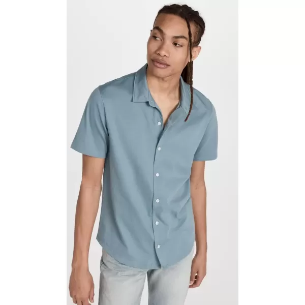 imageVince Mens Button Down ShirtTeal Pool