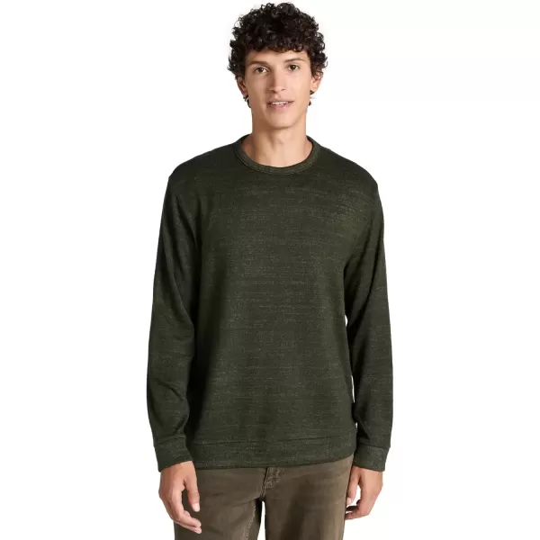 imageVince Mens Drapey Rayon CrewH Moss Green