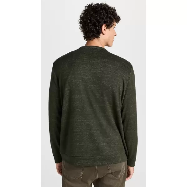 imageVince Mens Drapey Rayon CrewH Moss Green