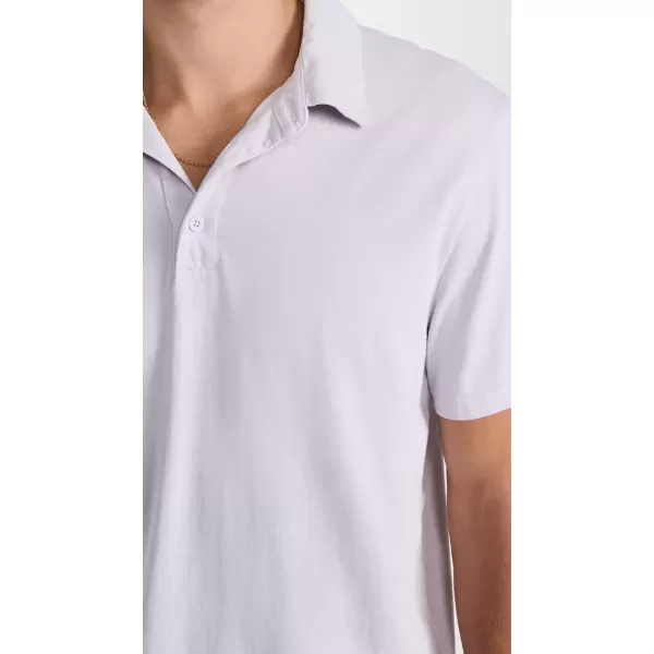 imageVince Mens Garment Dye Short Sleeve PoloPurple Dust